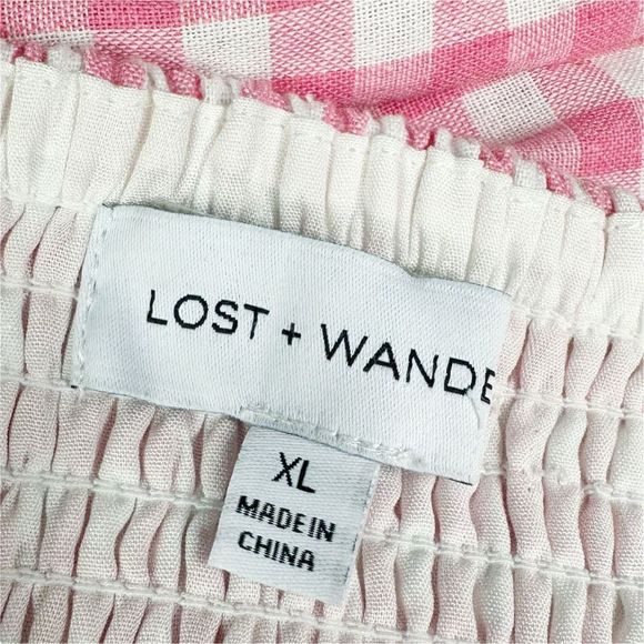 Lost + Wander Let’s Go On A Date Pink Gingham Dress - Picture 8 of 8